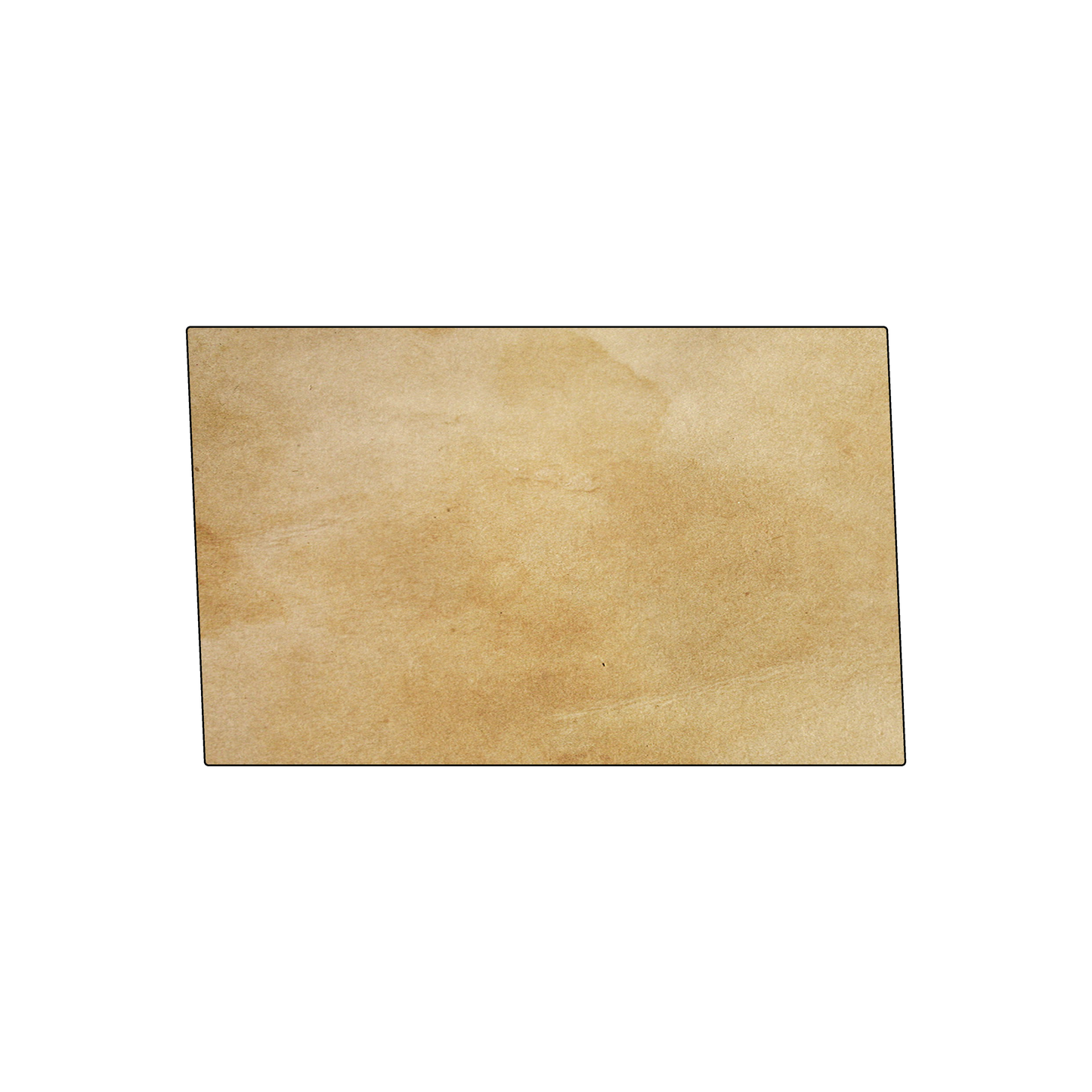Custom Plastic 3.2803" x 2" Parallelogram Cards