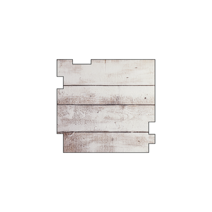 Custom Plastic 2" x 1.9" Geometric Shape Cards