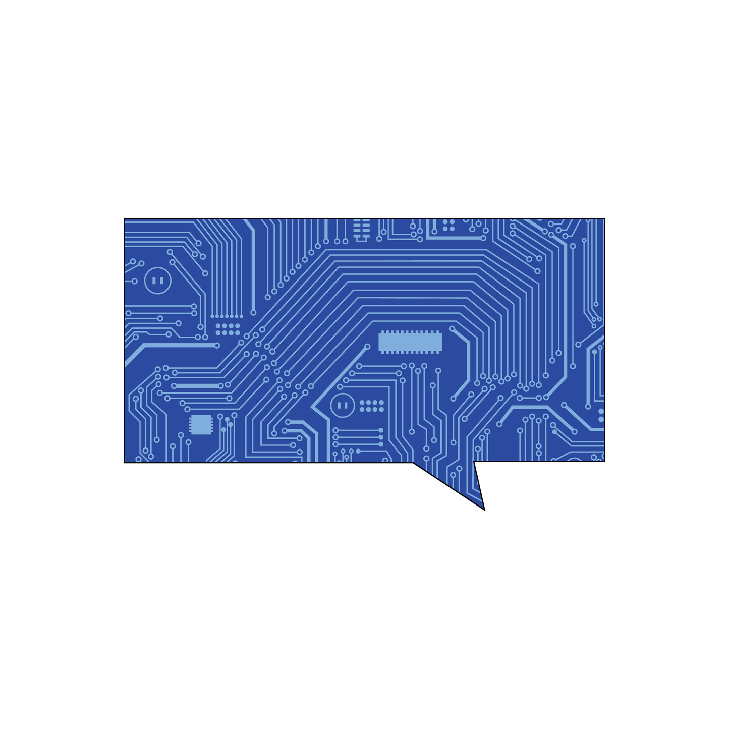 Custom Plastic 3.3" x 2" Text Bubble Cards