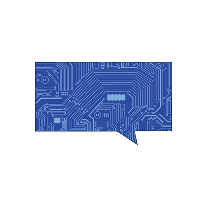 Custom Plastic 3.3" x 2" Text Bubble Cards