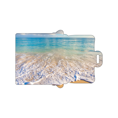 Custom Plastic 4" x 6" Luggage Shape Luggage Tags