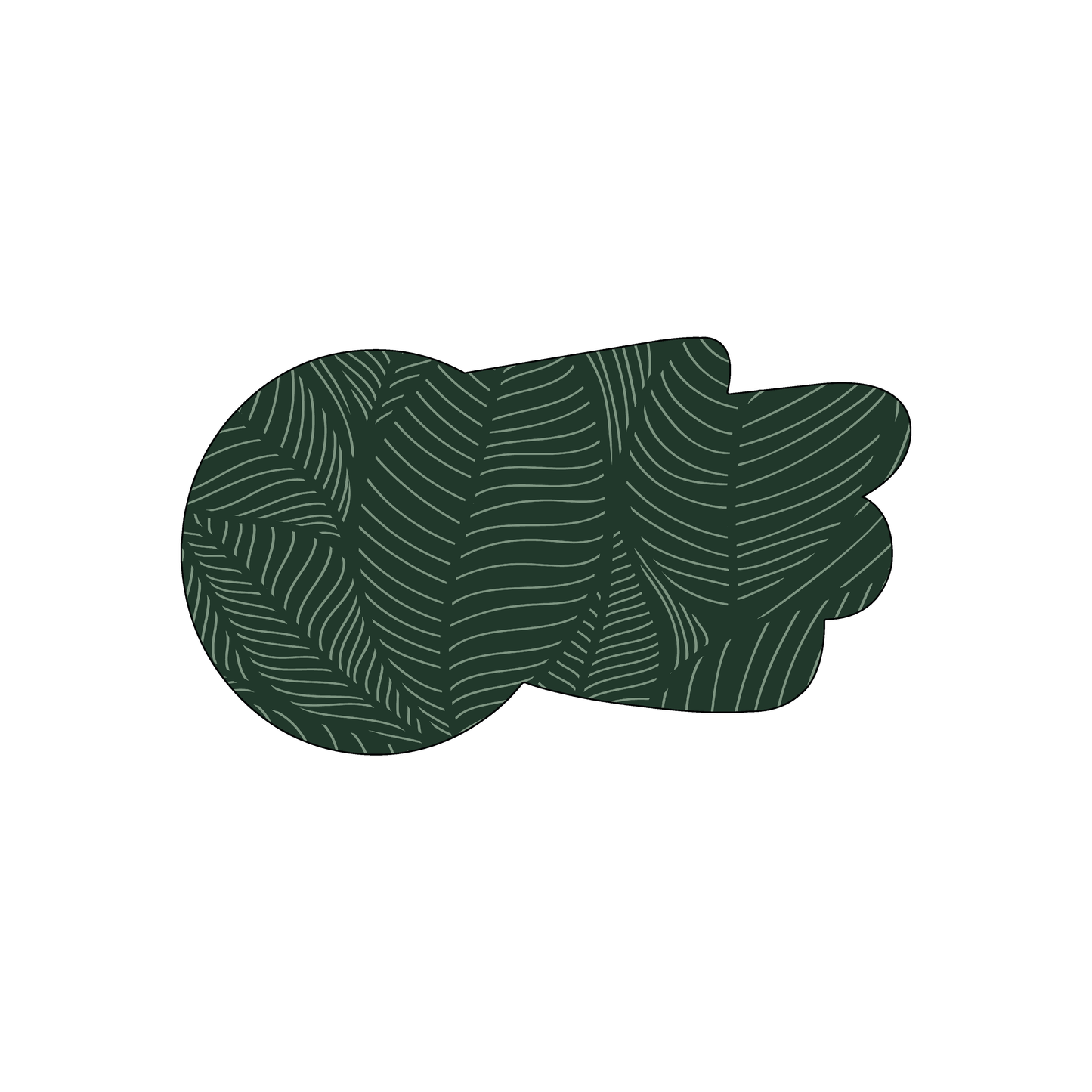 Custom Plastic 3.5" x 2" Meteor Shape Cards