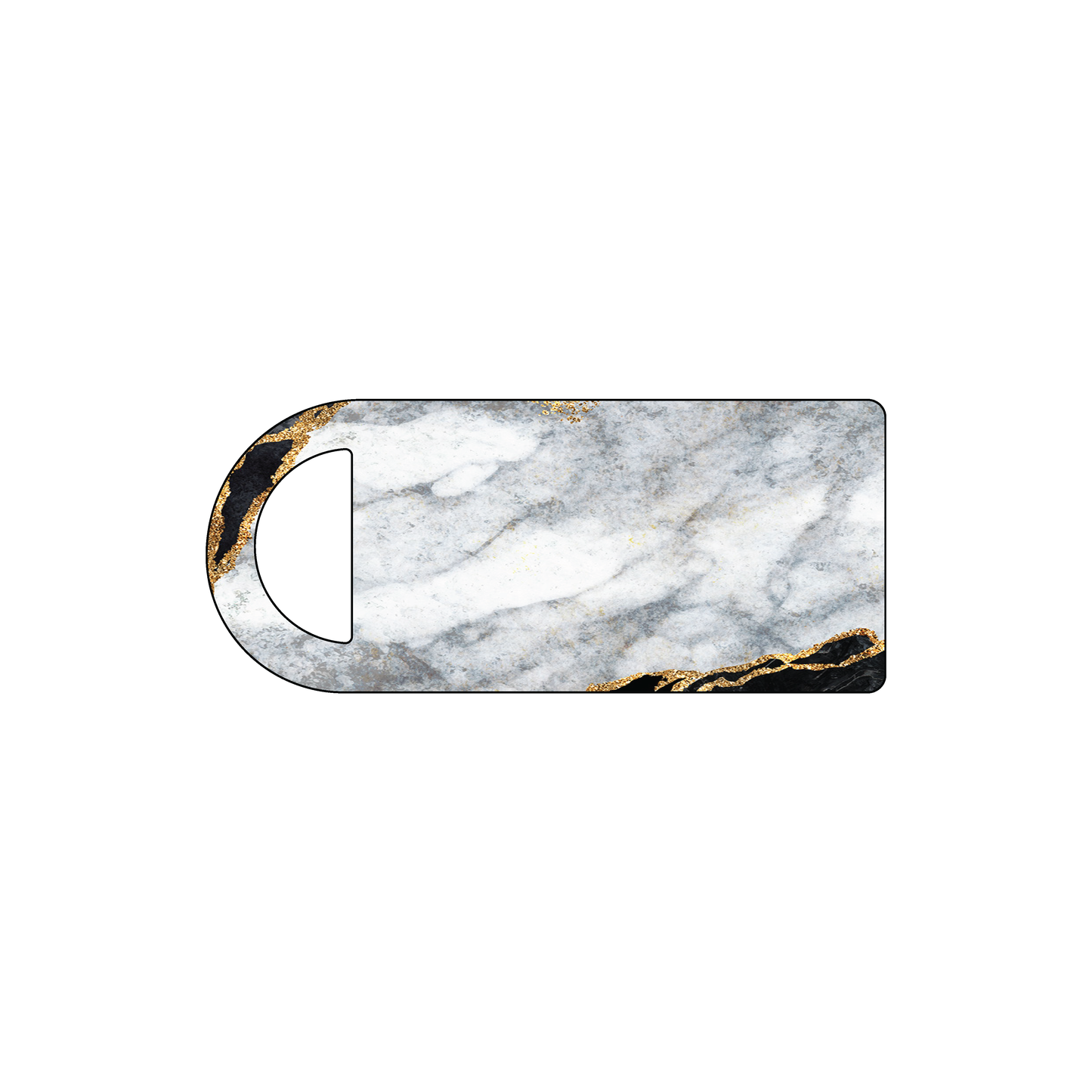 Custom Plastic 2.625" x 1.13" Thumb Drive Shape Key Tags