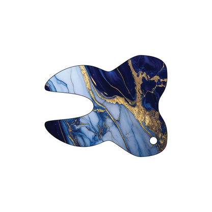 Custom Plastic 2.5" x 3.02" Tooth Shape Key Tags