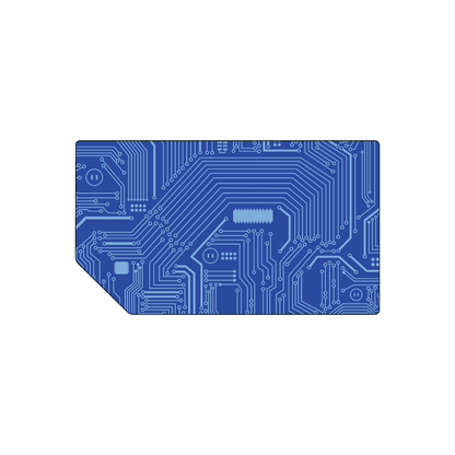 Custom Plastic 3.5" x 2" Corner Cut Out Cards