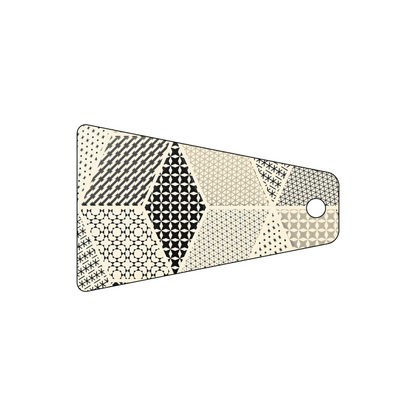 Custom Plastic 2.75" x 1.75" Triangle Key Tags