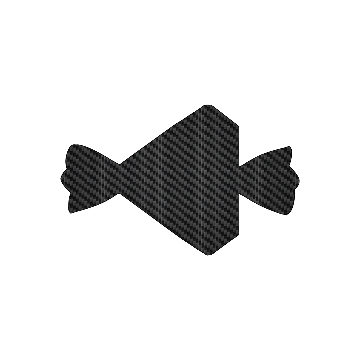 Custom Plastic 3.375" x 2.125" Candy Shape Cards