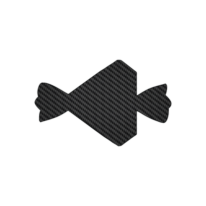 Custom Plastic 3.375" x 2.125" Candy Shape Cards