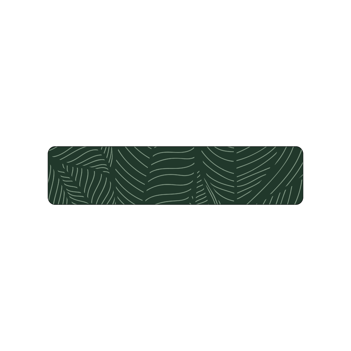 Custom Plastic 5.5" x 1.25" Narrow Bookmarks