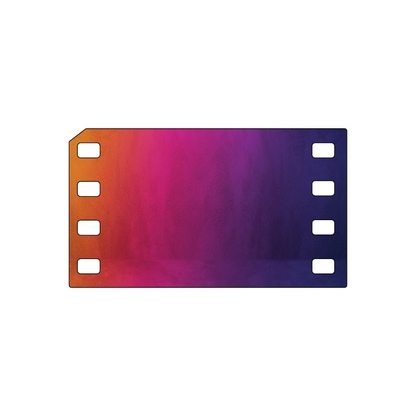 Custom Plastic 3.5" x 2" Film Strip Cards