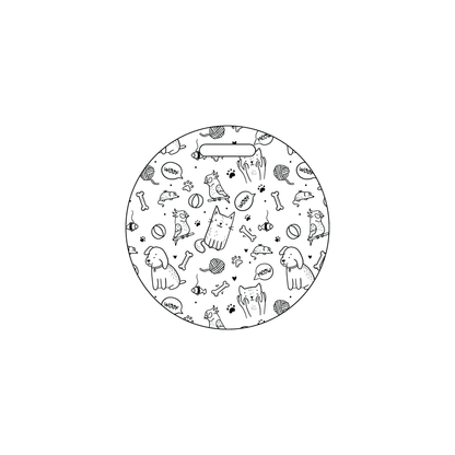 Custom Plastic 2" x 2" Circle Badges