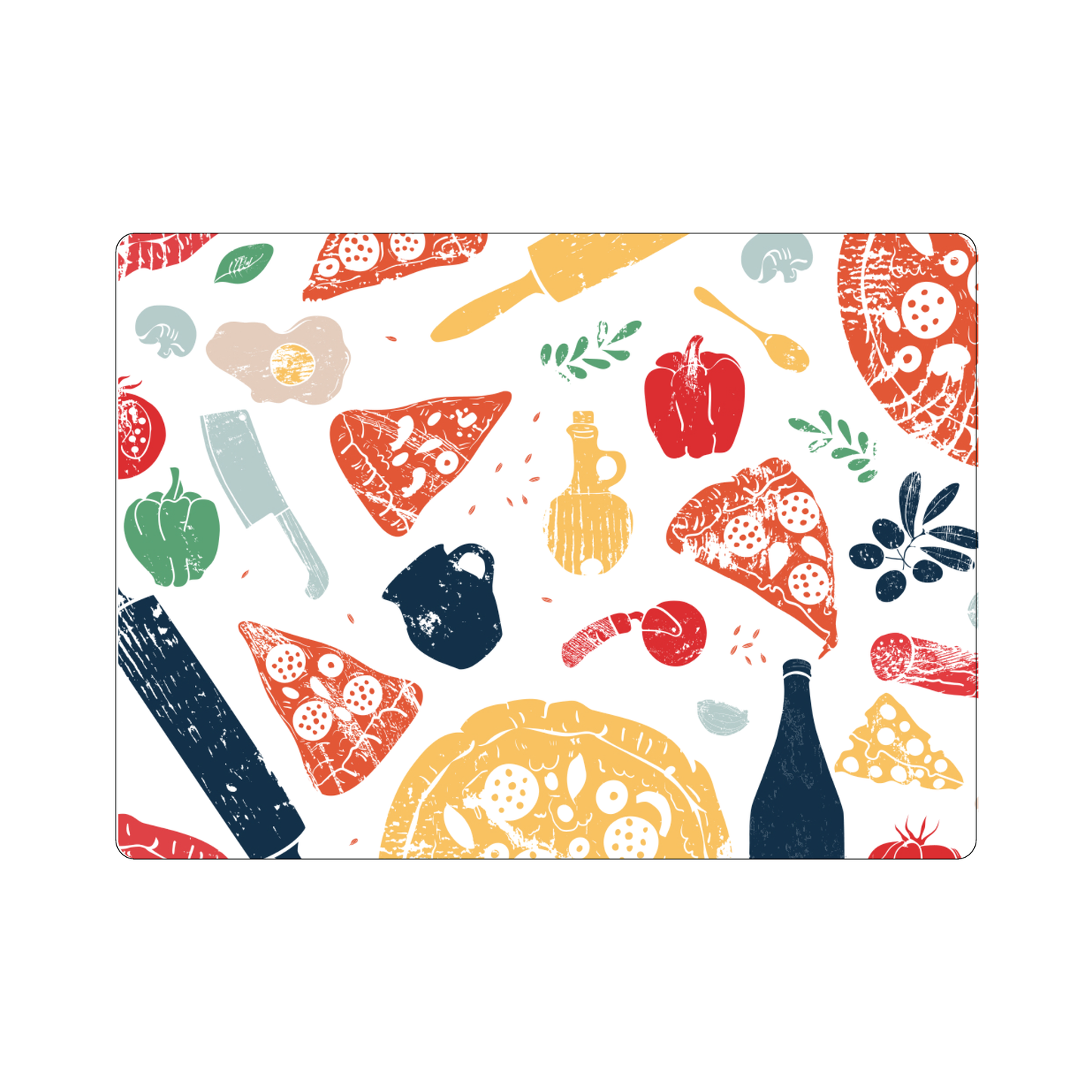 Custom Plastic 8" x 11" Rectangle Menus