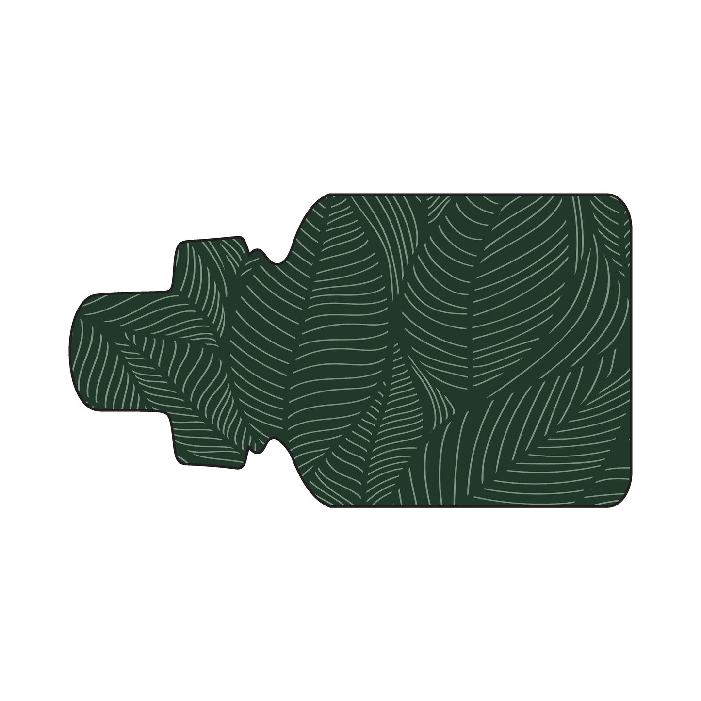 Custom Plastic 3.375" x 1.875" Dropper Bottle Shape Cards