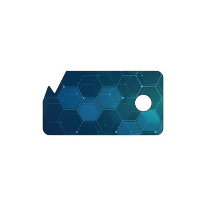 Custom Plastic 2.125" x 1.131" Chipped Key Tags