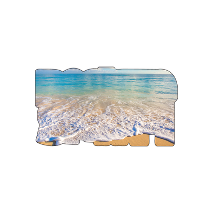 Custom Plastic 3.5" x 1.95" Letters Cards