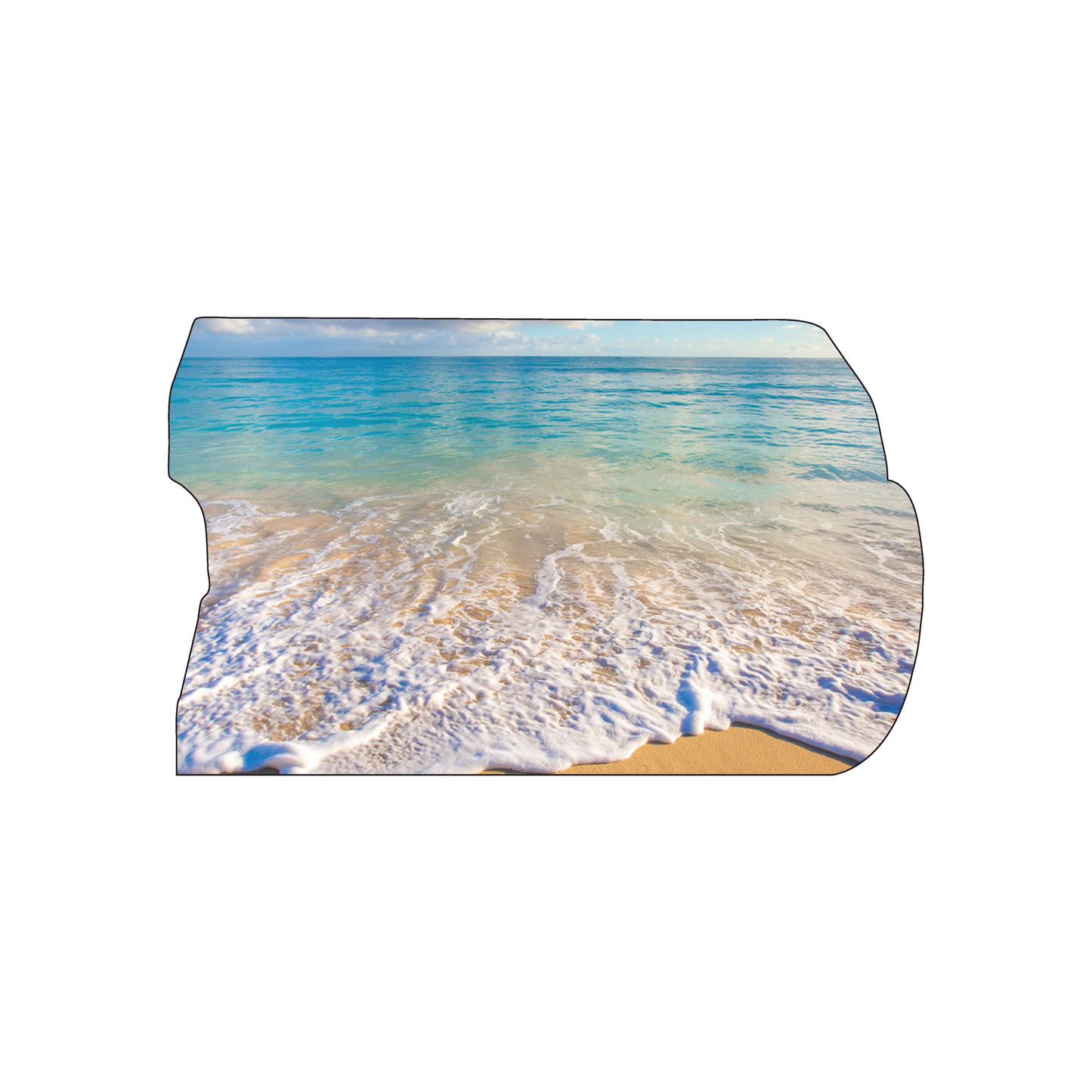 Custom Plastic 2.5" x 4.125" Fridge Shape Cards