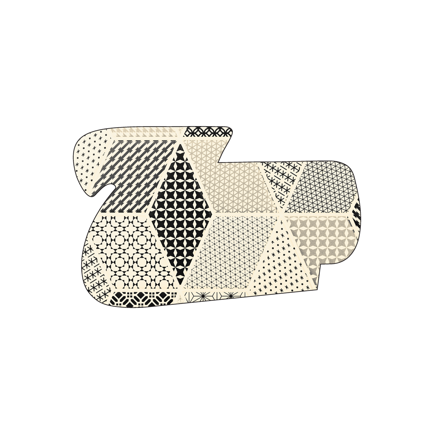 Custom Plastic 3.375" x 2.125" Z Shape Cards