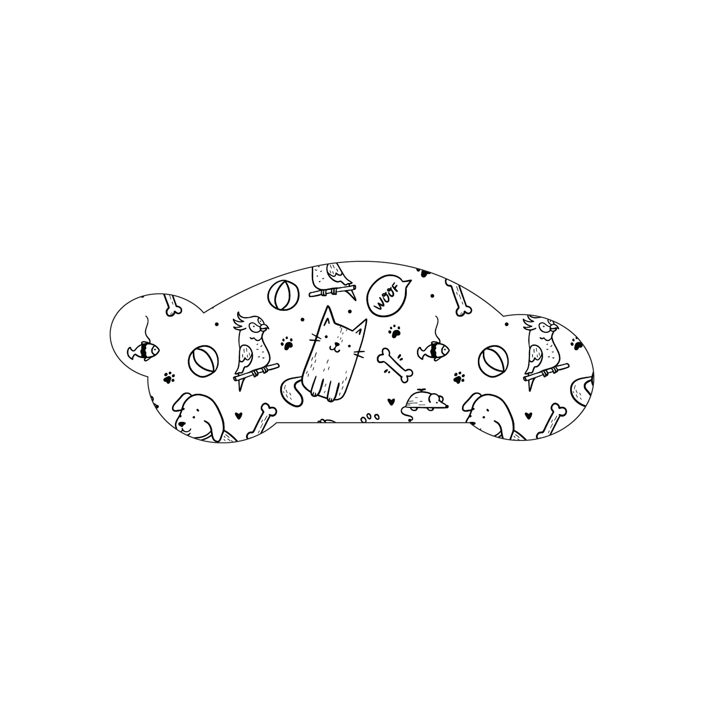 Custom Plastic 4" x 1.25" Car Shape Cards
