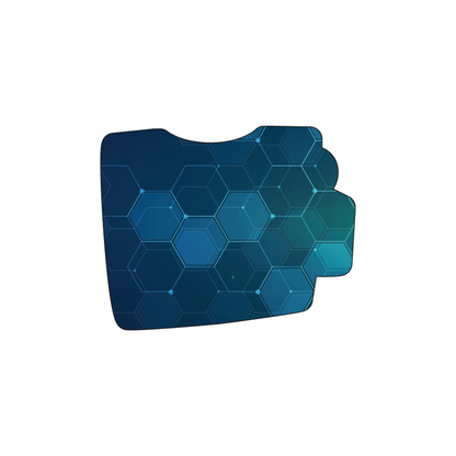 Custom Plastic 2.5" x 2" Viewfinder Shape Cards