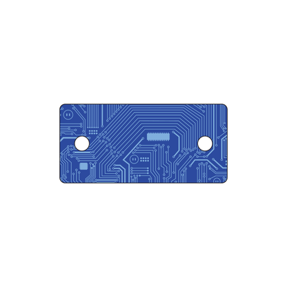 Custom Plastic 2.125" x 1" Two Hole Tags