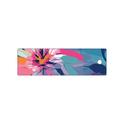 Custom Plastic 1.5" x 5" Hole Bookmarks