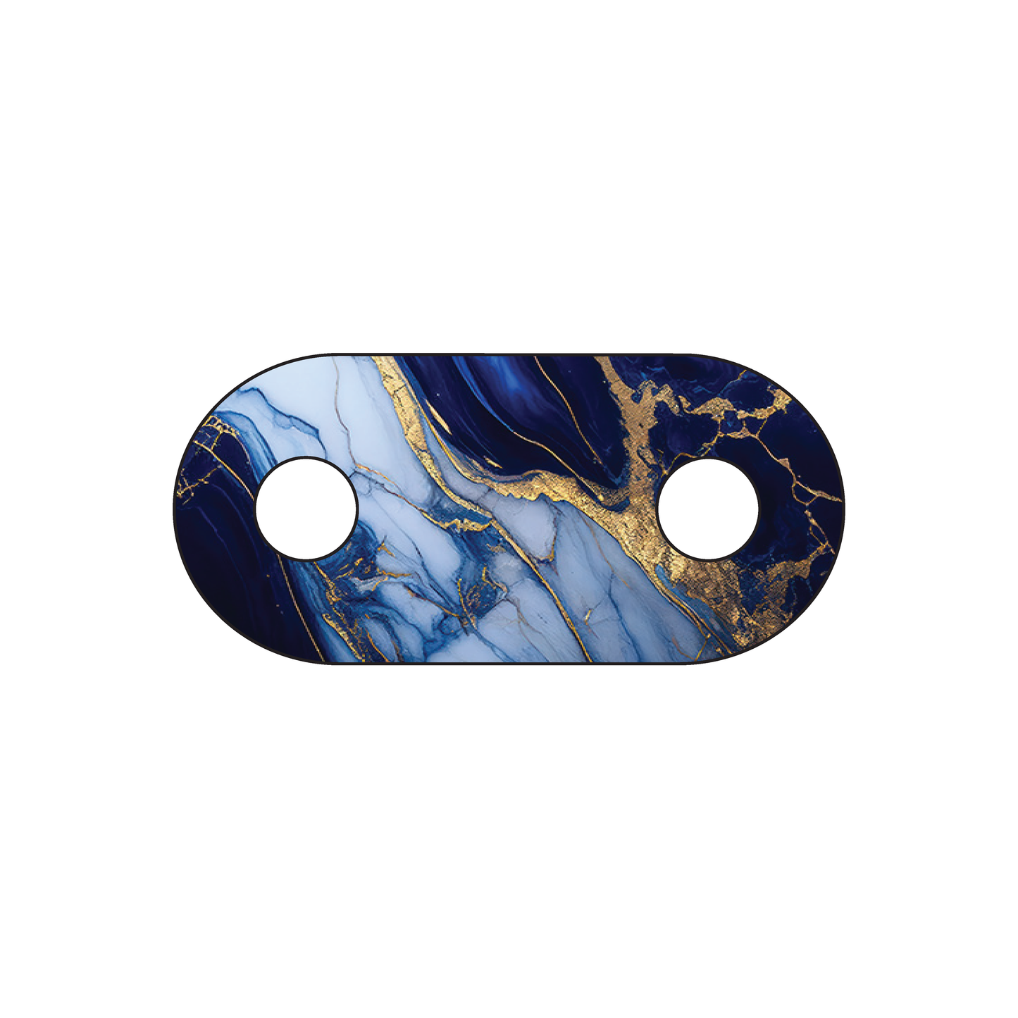 Custom Plastic 1.625" x .75" Small Two Hole Tags