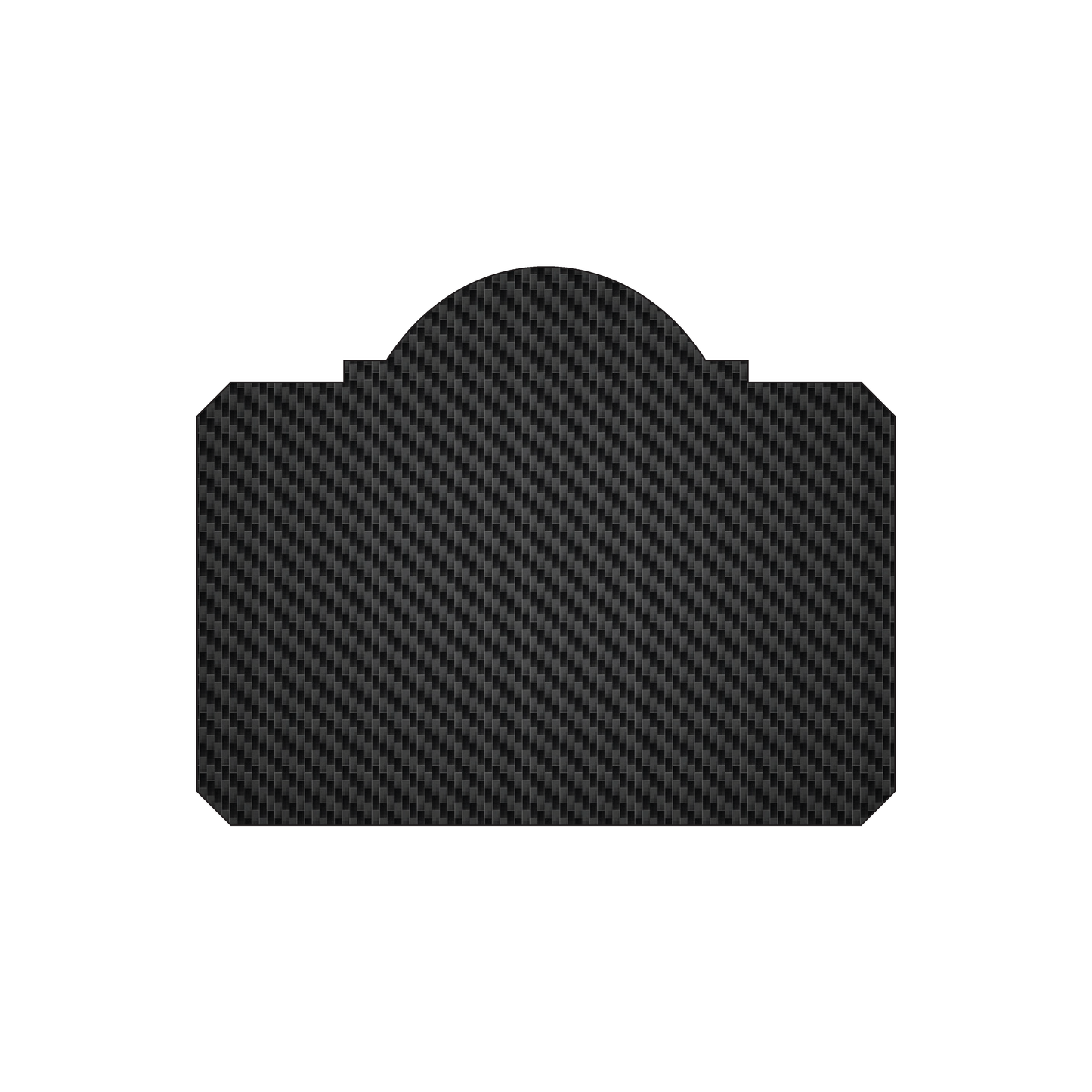 Custom Plastic 4" x 3.2" Banner Shape Cards