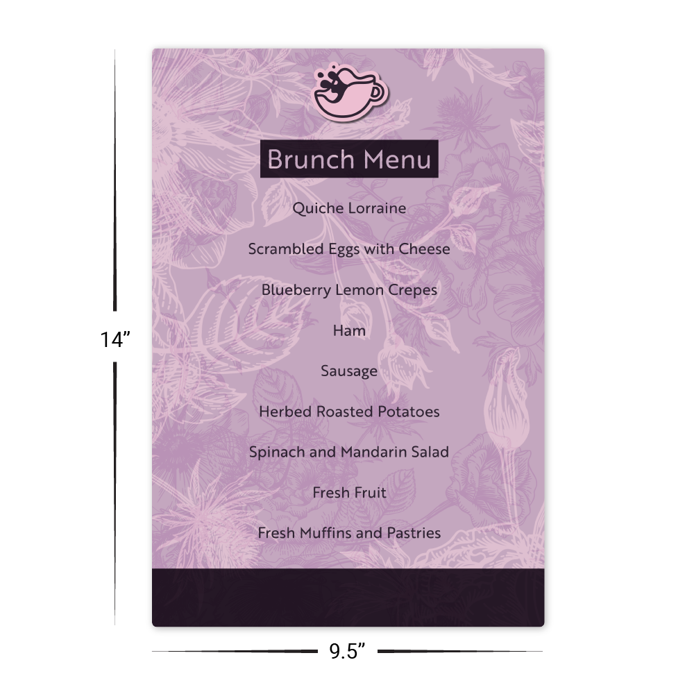 TableNeeds Menu Page
