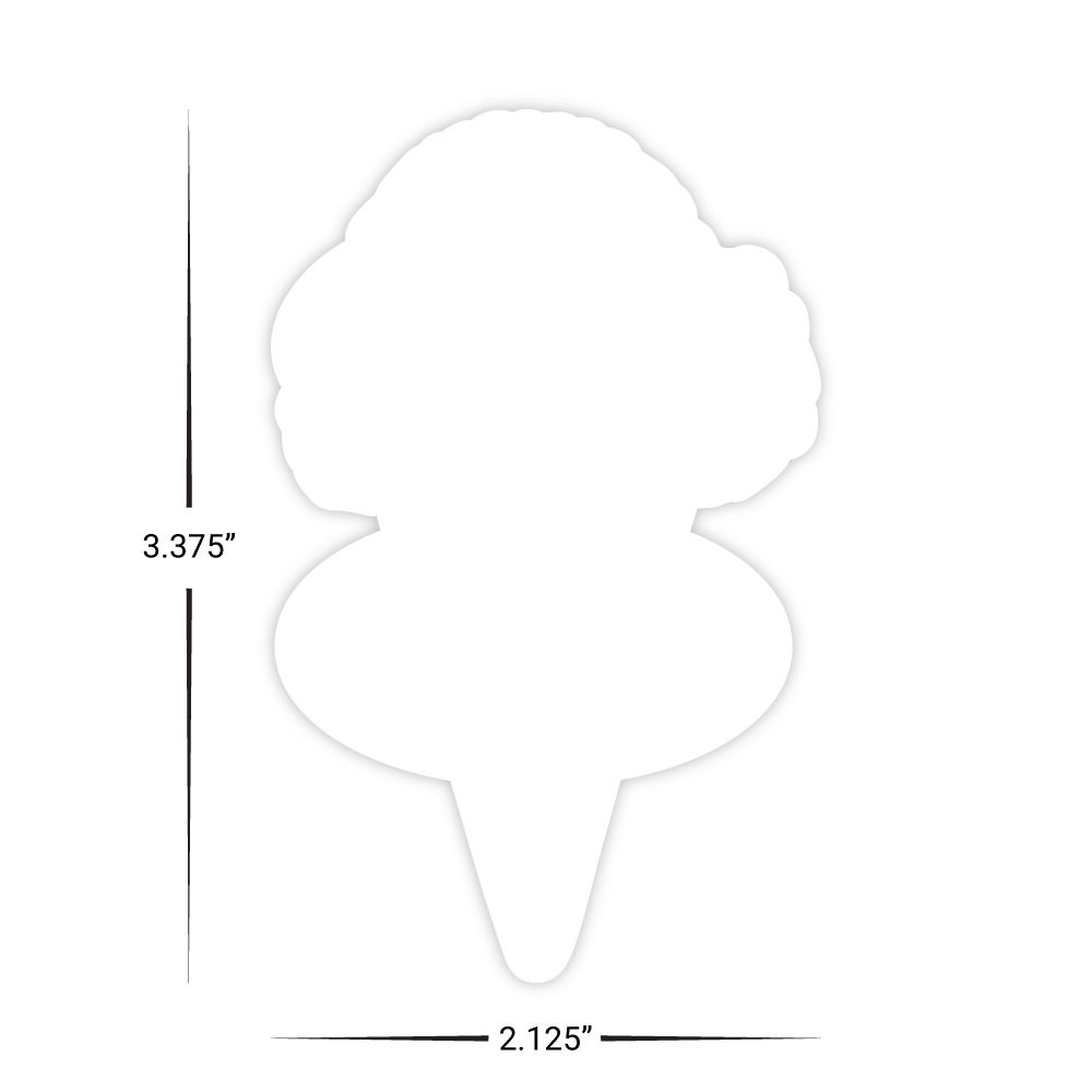 TableNeeds Fully Custom Shape Ice Cream