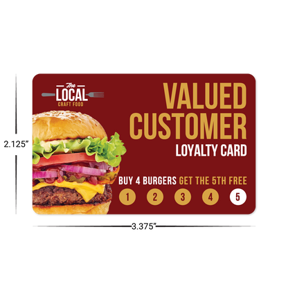 TableNeeds Fully Custom Punch Card