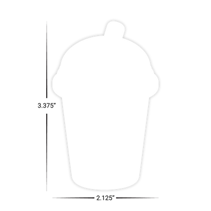TableNeeds Fully Custom Shape Juice/Smoothie