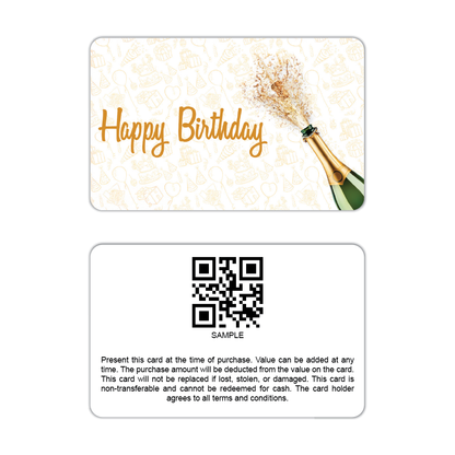 Trevor's Liquor Happy Birthday Champagne Gift Card