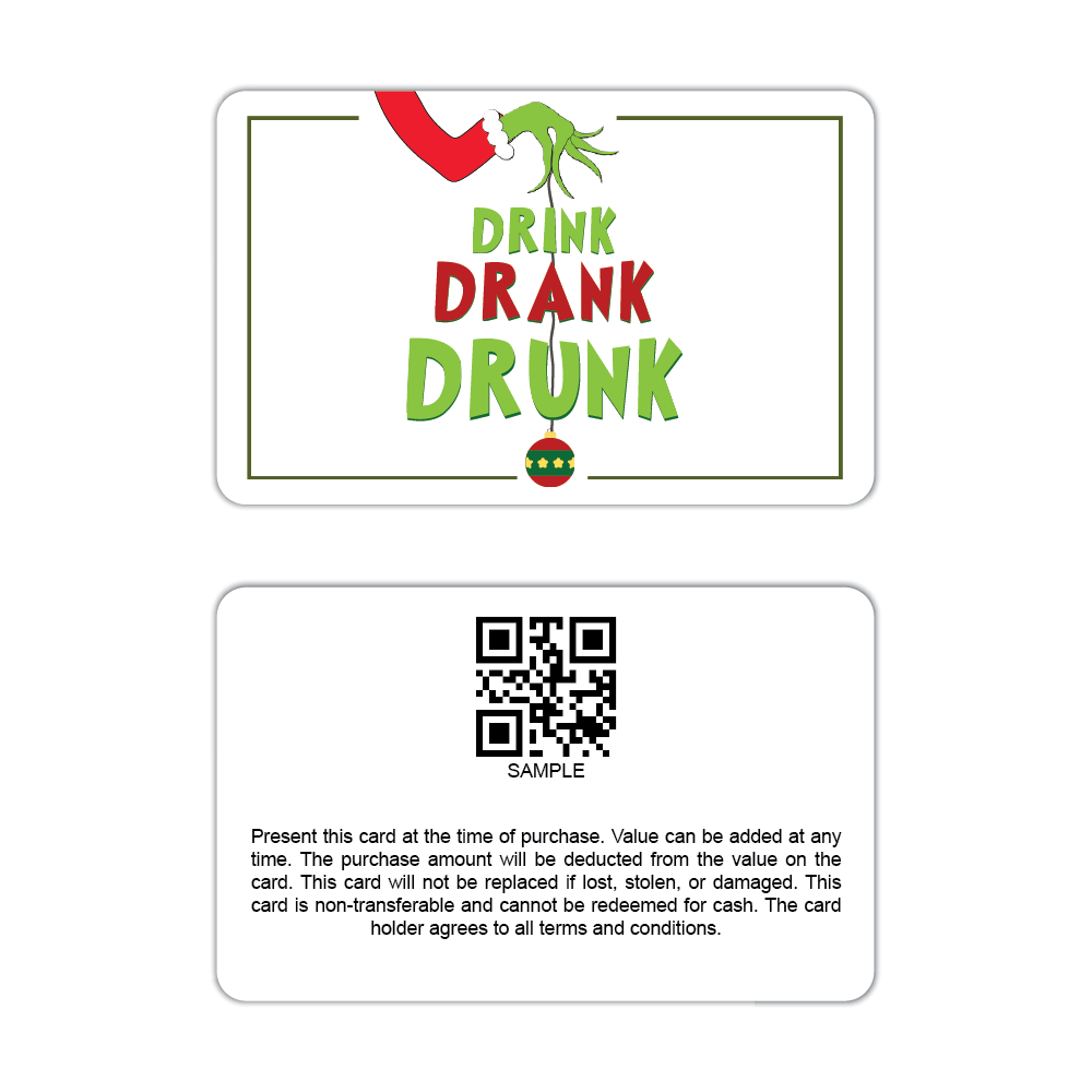 Trevor's Liquor Drink Drank Drunk Gift Card