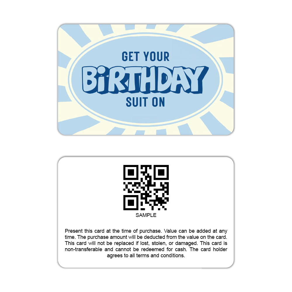 Trevor's Liquor Birthday Suit Gift Card