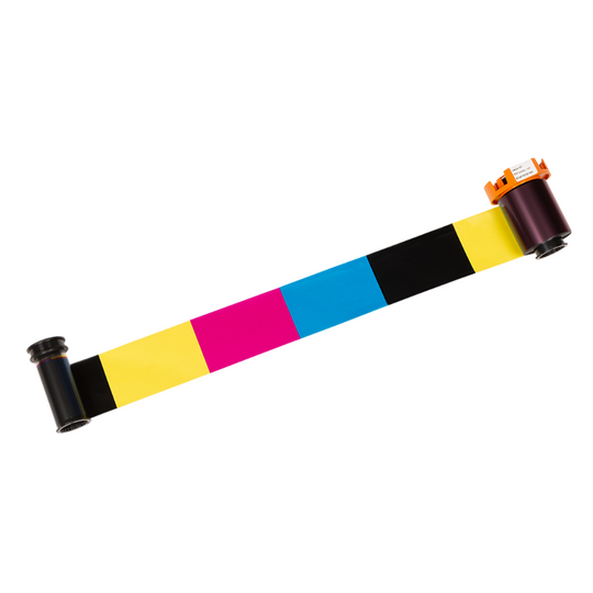 Evolis Agilia YMCK Retransfer Color Ribbon - 600 Prints/Roll - DEMO