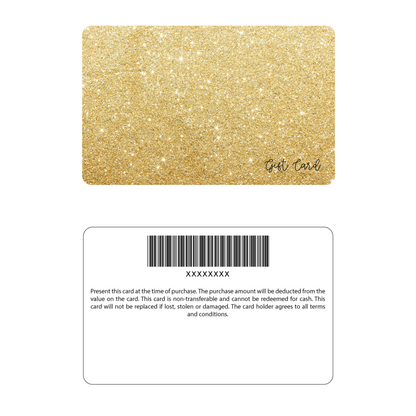 Your Logo - Gold Glitter