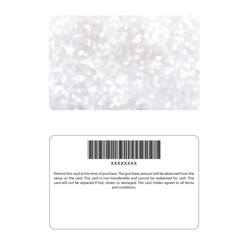 Your Logo - Silver Glitter