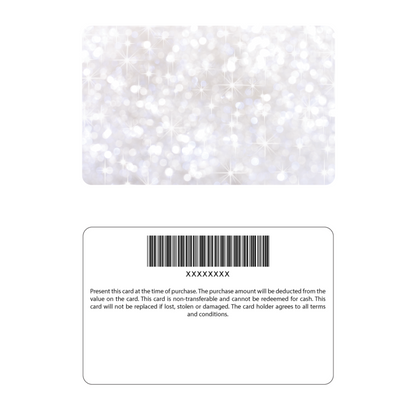 Your Logo - Silver Glitter
