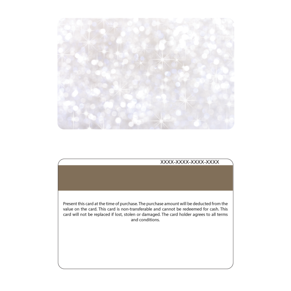 Your Logo - Silver Glitter