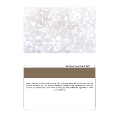 Your Logo - Silver Glitter