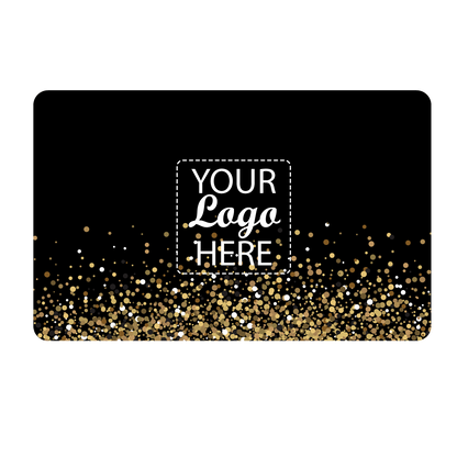 Your Logo - Black Glitter