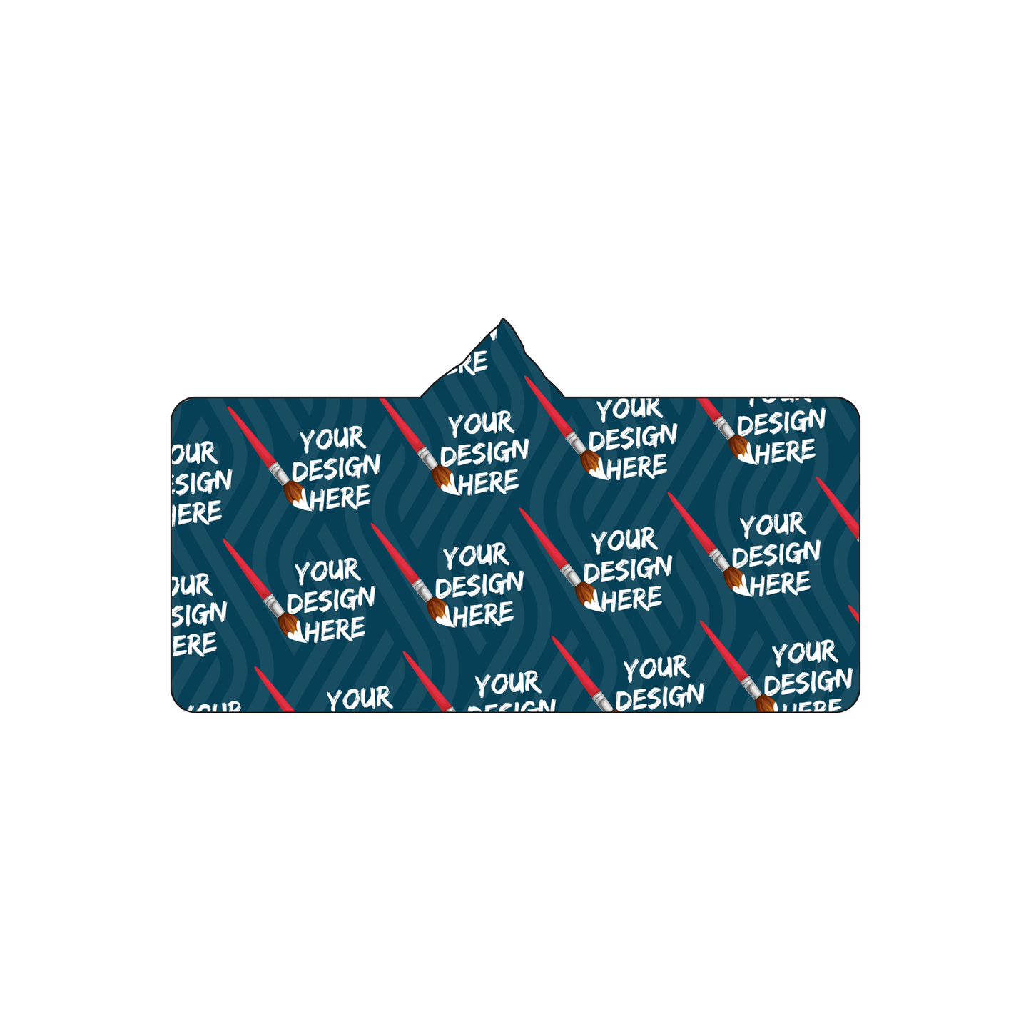 Custom Plastic 3.5" x 2" Word Bubble Cards