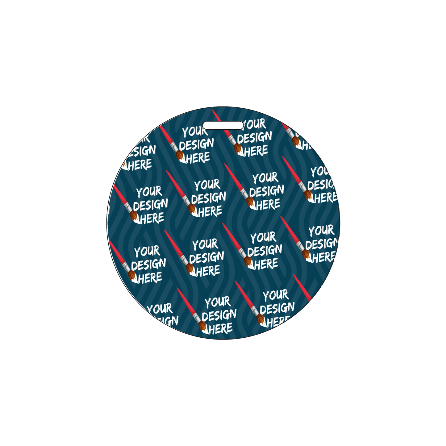 Custom Plastic 3.5" Circle Badges