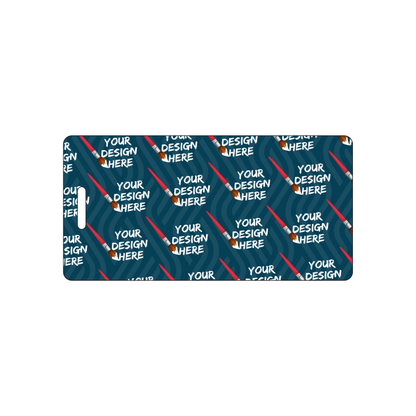 Custom Plastic 4.25" x 2.125" Luggage Tags with Slot