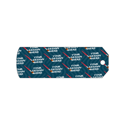 Custom Plastic 2.01" x 6" Long Tags