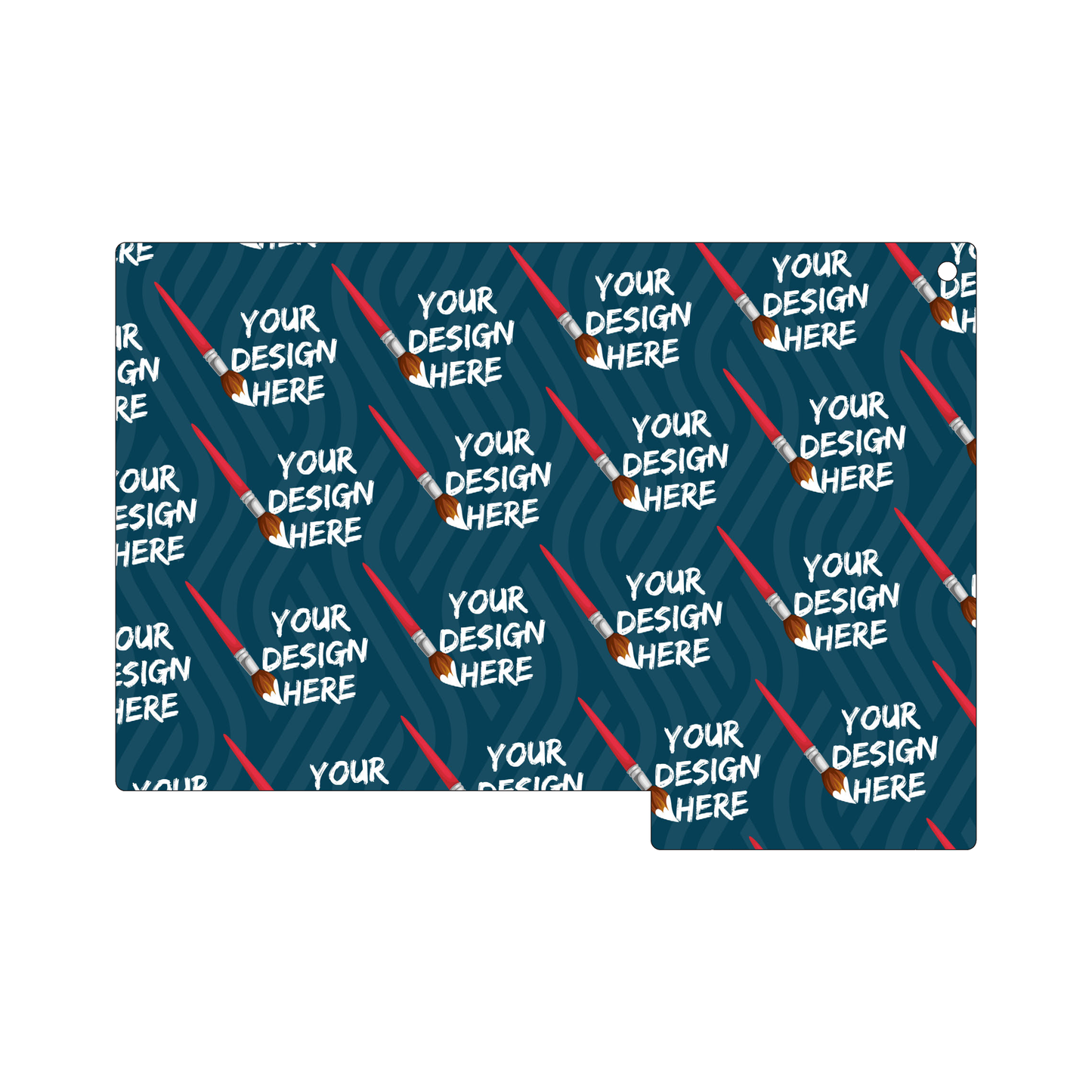 Custom Plastic 7.76" x 11" Tabbed V4 Signage