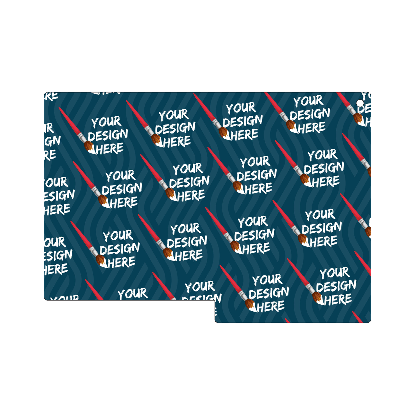 Custom Plastic 7.76" x 11" Tabbed V5 Signage