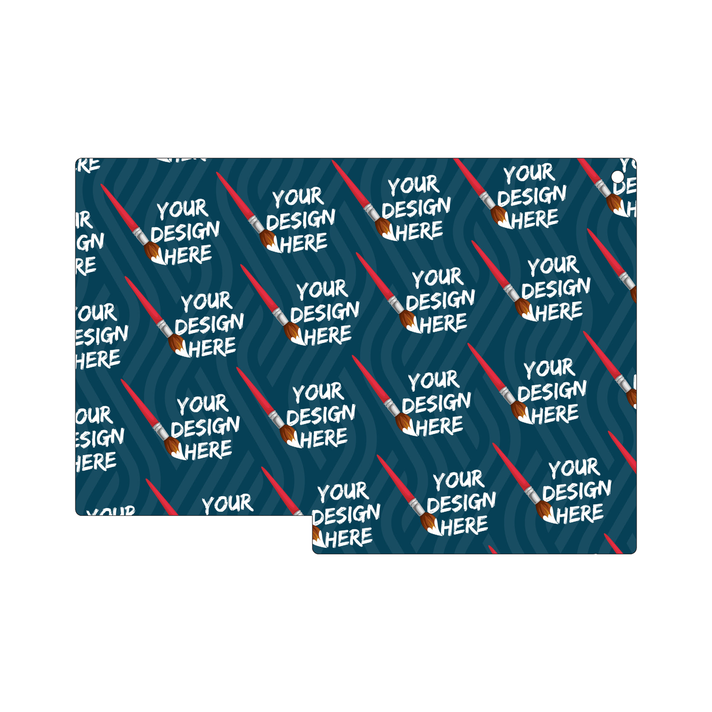 Custom Plastic 7.76" x 11" Large Tab Signage