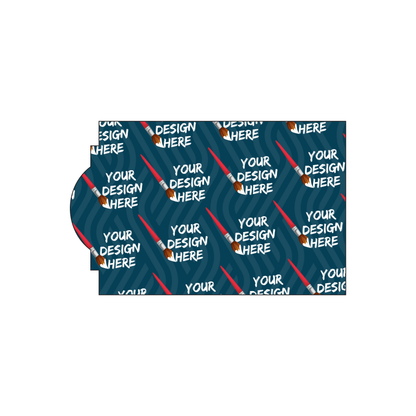 Custom Plastic 3.375" x 2.125" Fancy Shape Cards