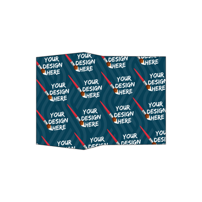 Custom Plastic 3.4" x 2.56" Open Chest Shape Cards